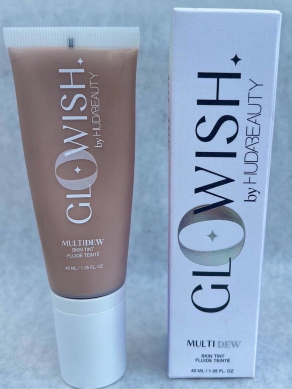 HUDA Glowish Multi Dew Skin Tint 06 MEDIUM TAN